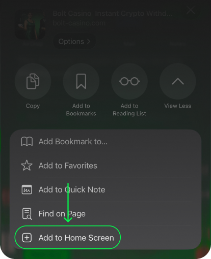 Step 3 – Add to Home Screen