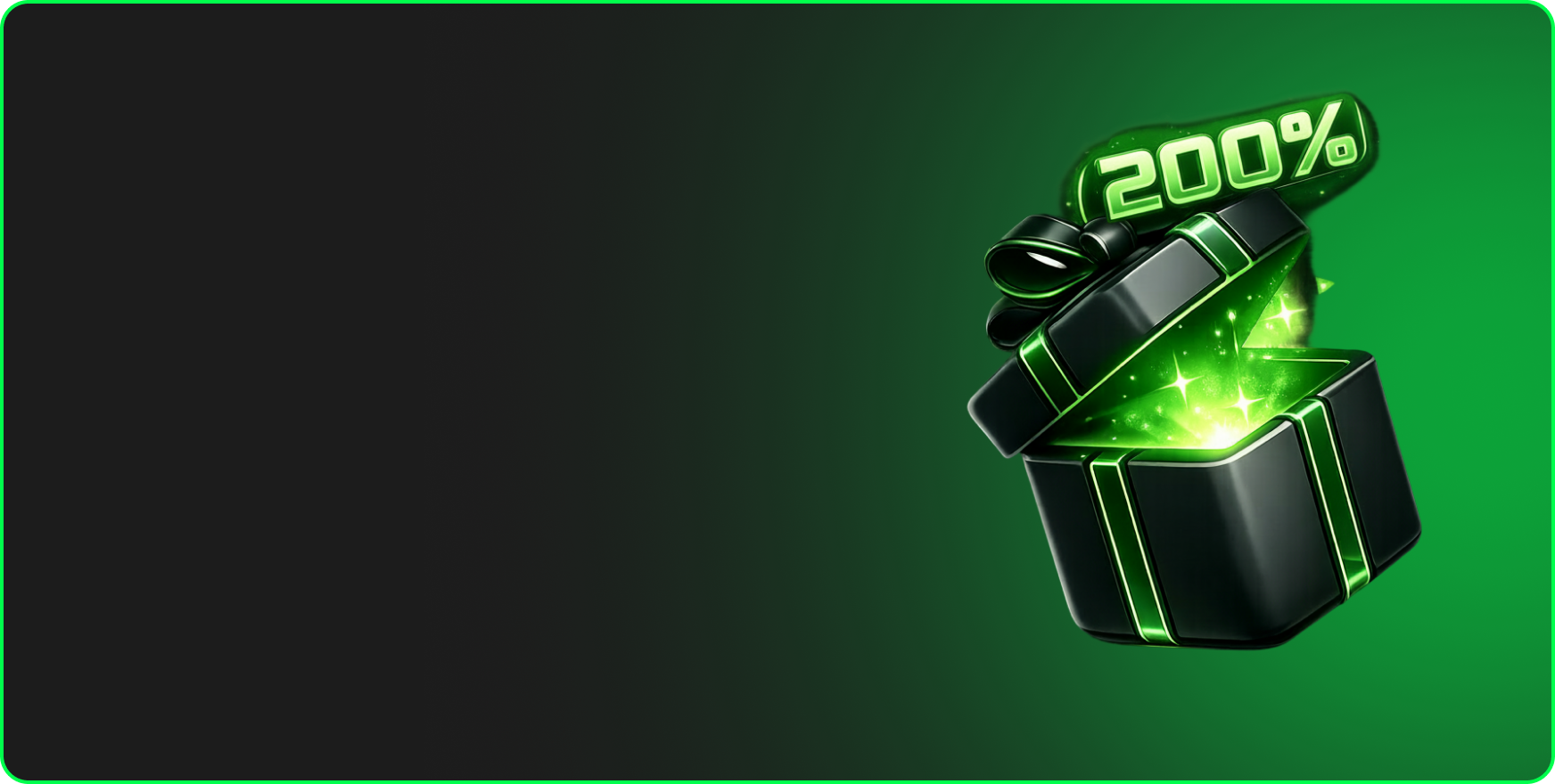 200% First Deposit Bonus