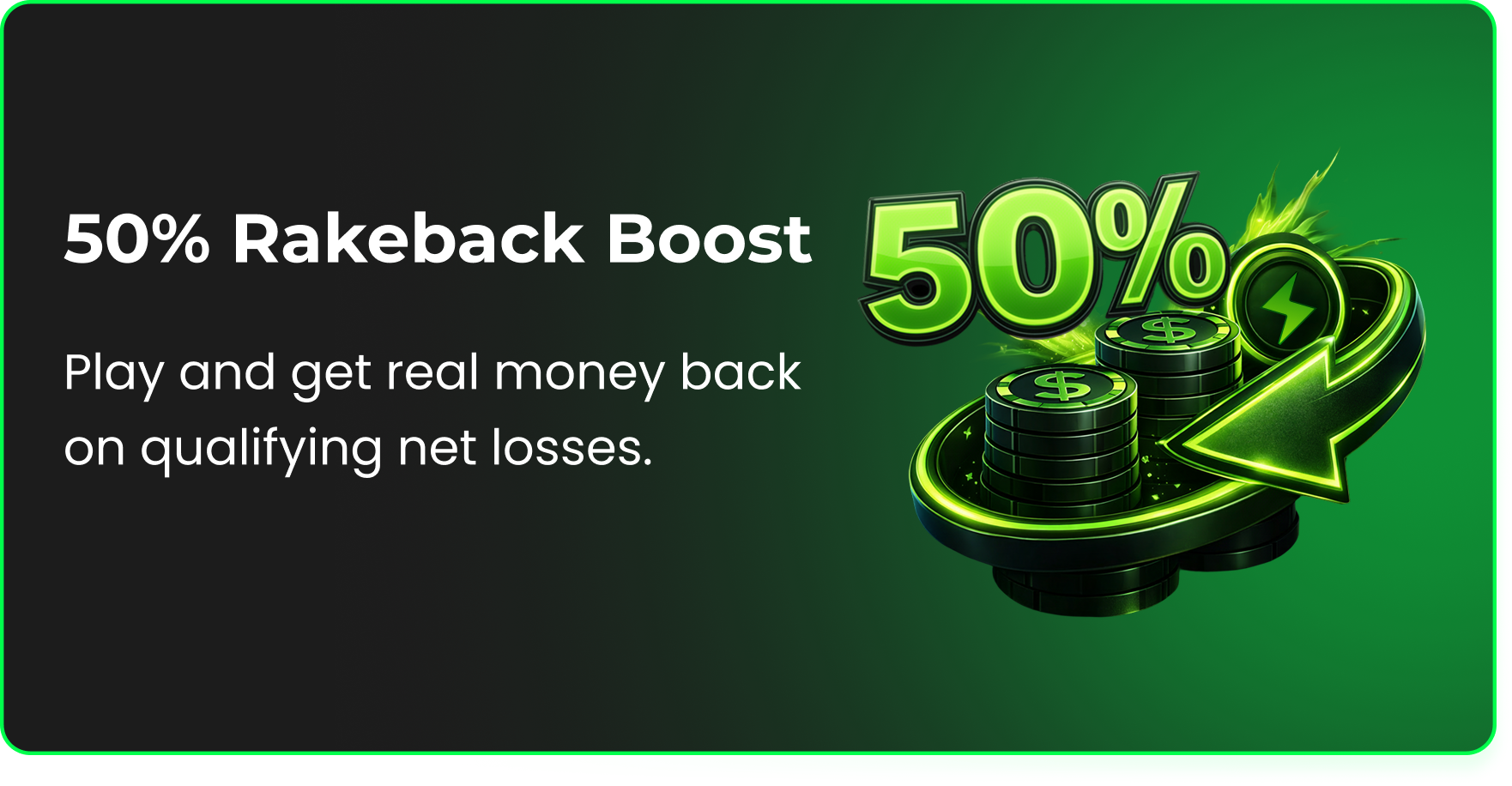 50% Rakeback Boost